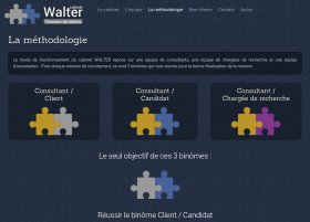 Site Cabinet Walter par Aire Libre, version tablette