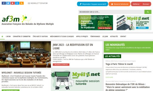 Site AF3M par Aire Libre, version desktop