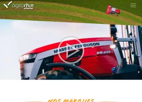 Site Agro-Rhin par Aire Libre, version tablette