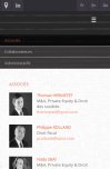 Site HPML Avocats par Aire Libre, version mobile